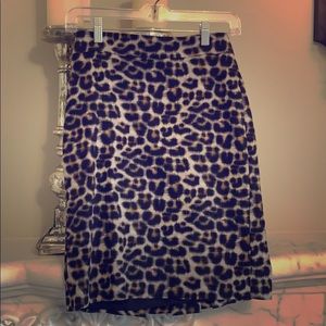 Leopard Print Pencil skirt